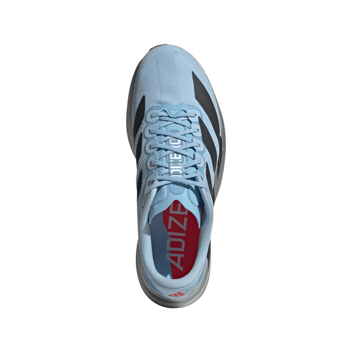 Adidas Mens Adizero Evo SL Woven - Clear Sky/Carbon/Silver Metallic - Neutral - AW26