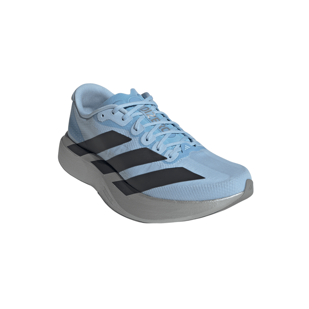Adidas Mens Adizero Evo SL Woven - Clear Sky/Carbon/Silver Metallic - Neutral - AW26