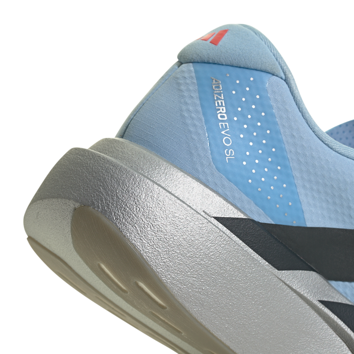 Adidas Mens Adizero Evo SL Woven - Clear Sky/Carbon/Silver Metallic - Neutral - AW26