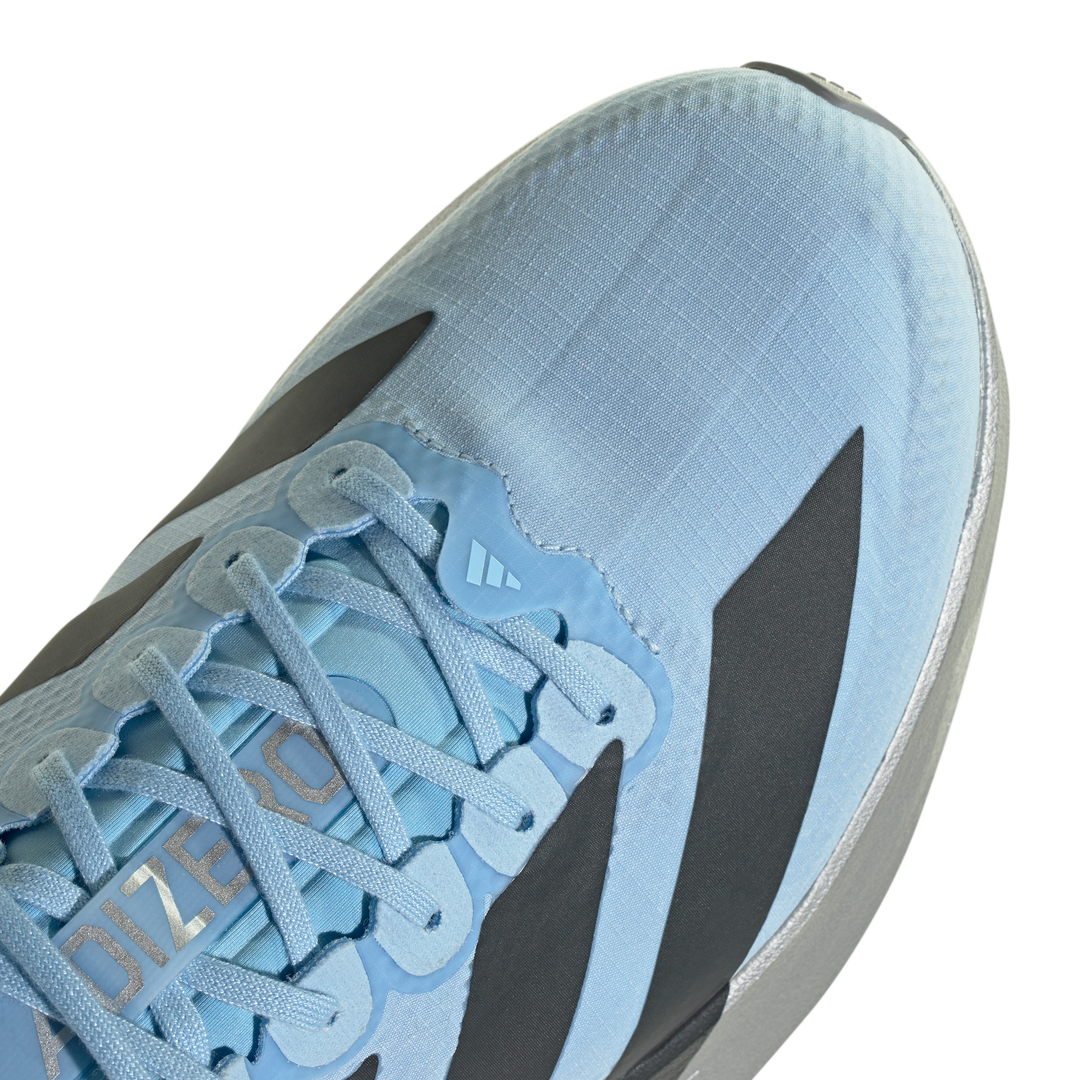 Adidas Mens Adizero Evo SL Woven - Clear Sky/Carbon/Silver Metallic - Neutral - AW26