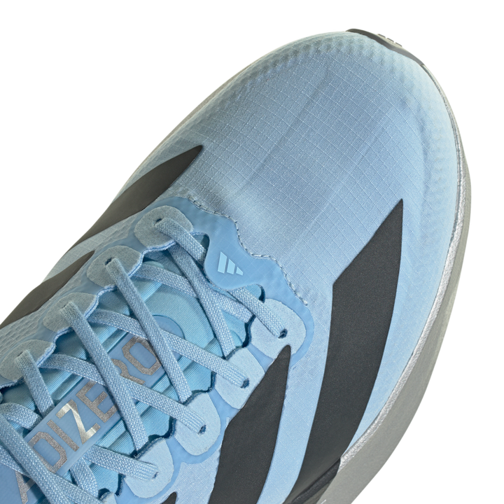 Adidas Mens Adizero Evo SL Woven - Clear Sky/Carbon/Silver Metallic - Neutral - AW26