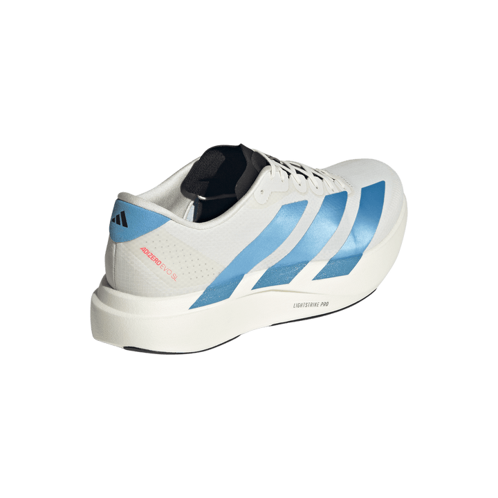 Adidas Mens Adizero Evo SL Woven - Off White/Light Blue/Bright Red - Neutral - AW26