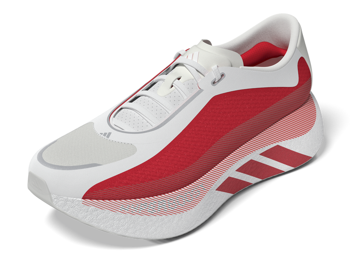 Adidas Mens Hyperboost Edge - Footwear White/Pure Ruby/Silver Metallic - Neutral - AW26
