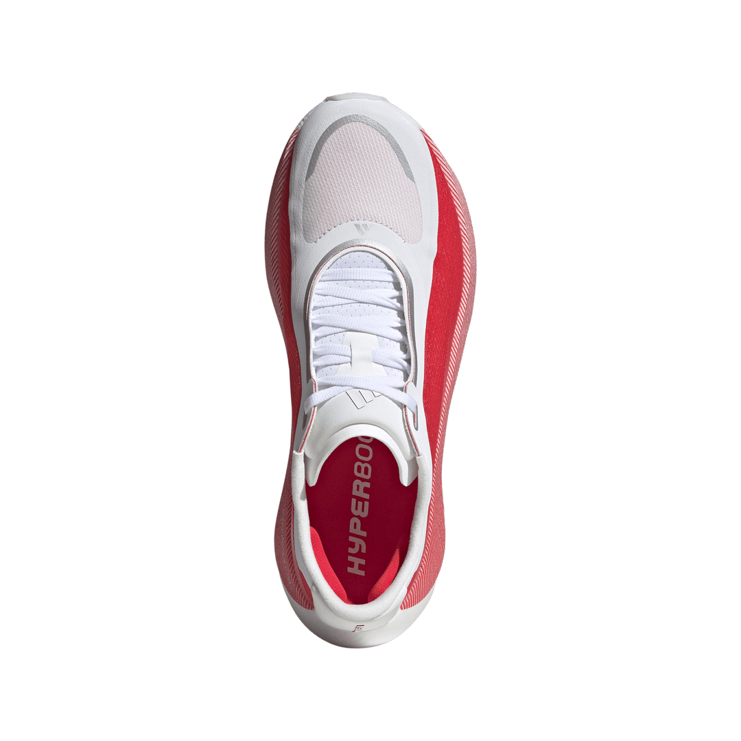 Adidas Mens Hyperboost Edge - Footwear White/Pure Ruby/Silver Metallic - Neutral - AW26