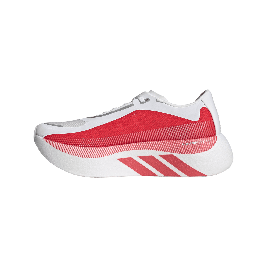 Adidas Mens Hyperboost Edge - Footwear White/Pure Ruby/Silver Metallic - Neutral - AW26