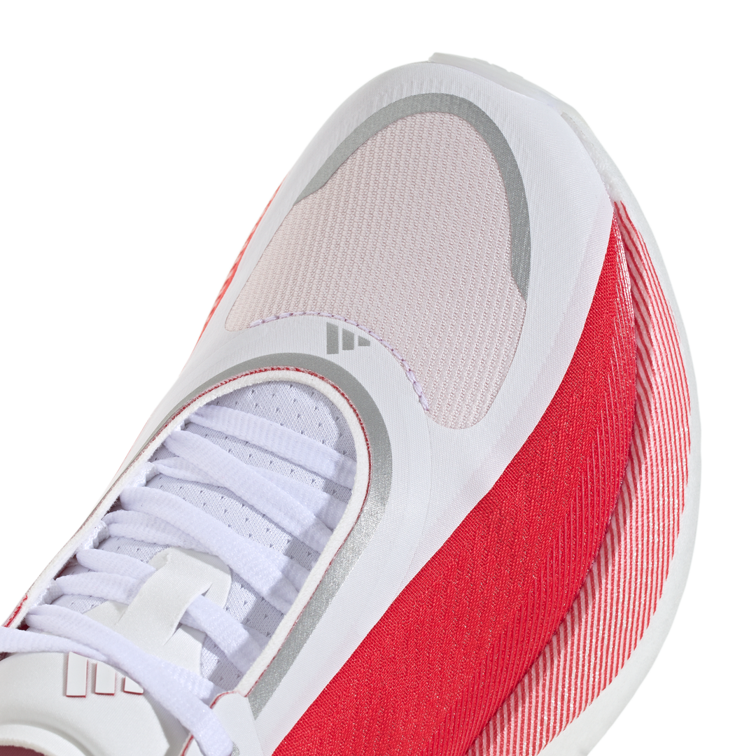 Adidas Womens Hyperboost Edge - Footwear White/Pure Ruby/Silver Metallic  - Neutral - AW26