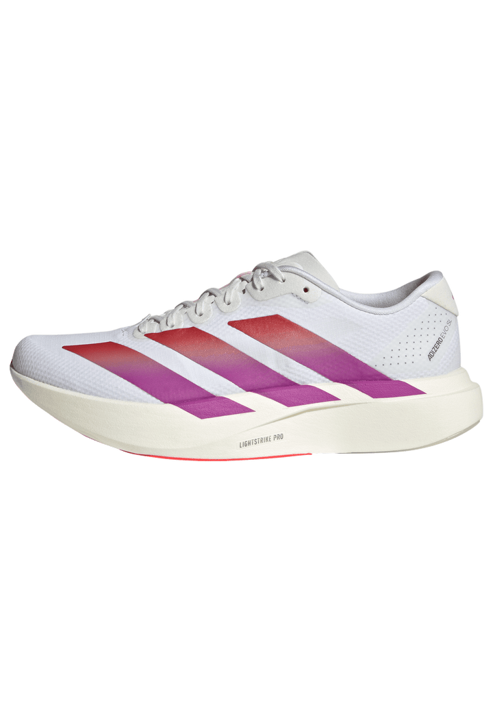 Adidas Mens Adizero Evo SL Woven - Footwear White/Lucid Red/Crystal White - Neutral - AW26