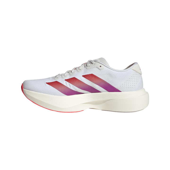 Adidas Mens Adizero Evo SL Woven - Footwear White/Lucid Red/Crystal White - Neutral - AW26