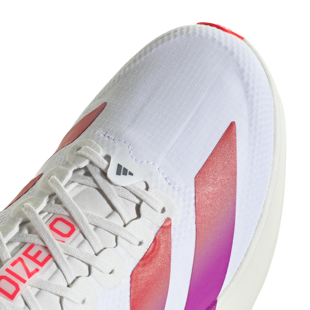 Adidas Mens Adizero Evo SL Woven - Footwear White/Lucid Red/Crystal White - Neutral - AW26