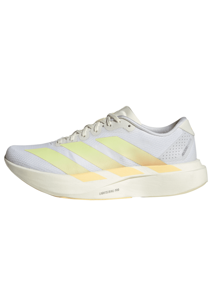 Adidas Womens Adizero Evo SL Woven - Footwear White/Ice Tangerine/Off White - Neutral - AW26