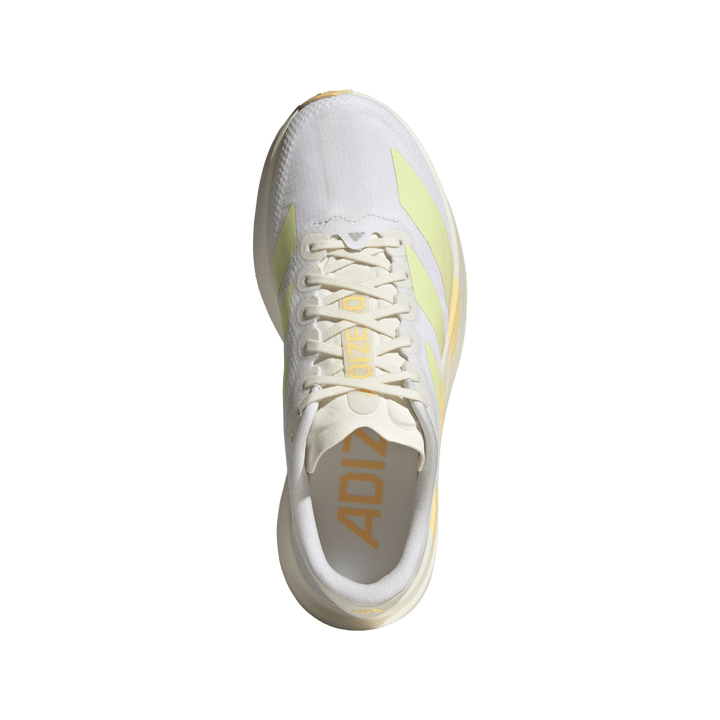 Adidas Womens Adizero Evo SL Woven - Footwear White/Ice Tangerine/Off White - Neutral - AW26