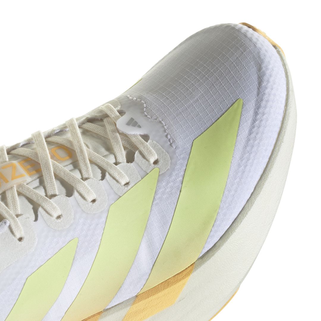 Adidas Womens Adizero Evo SL Woven - Footwear White/Ice Tangerine/Off White - Neutral - AW26