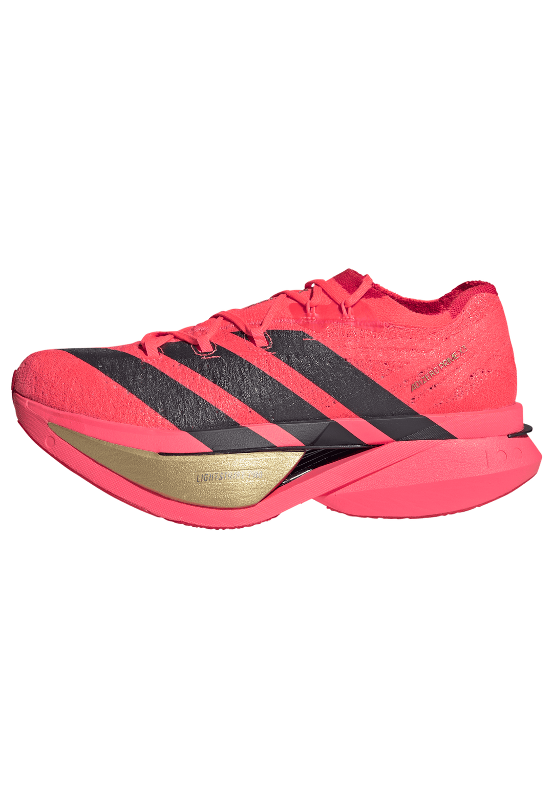 Adidas Mens Adizero Prime X3 Strung - Solar Turbo/Grey Six/Lucid Red - Neutral - AW26