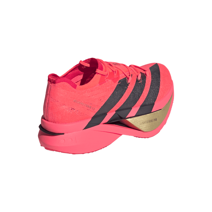Adidas Mens Adizero Prime X3 Strung - Solar Turbo/Grey Six/Lucid Red - Neutral - AW26