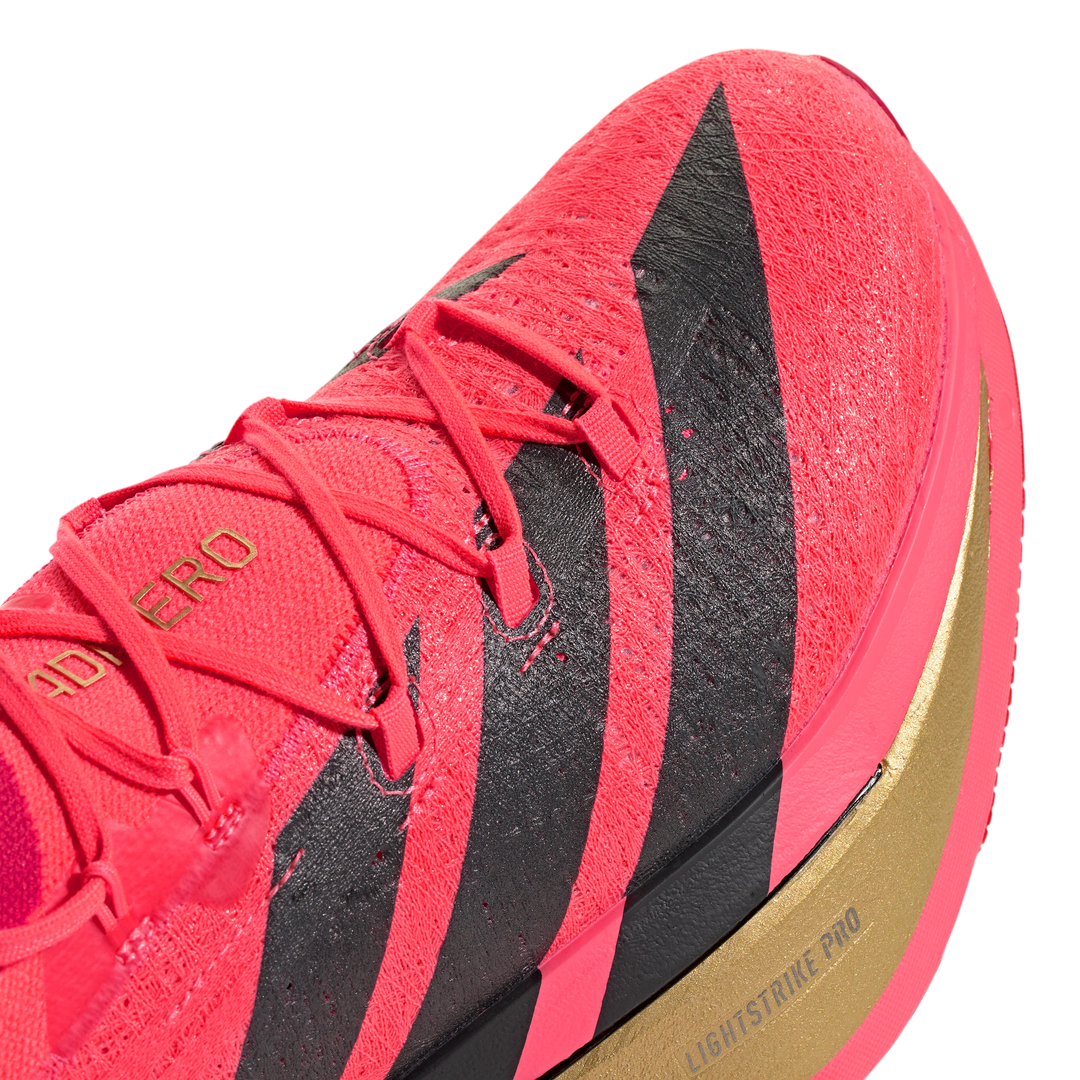 Adidas Mens Adizero Prime X3 Strung - Solar Turbo/Grey Six/Lucid Red - Neutral - AW26