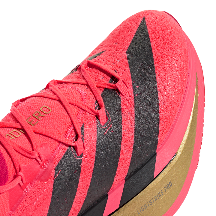 Adidas Mens Adizero Prime X3 Strung - Solar Turbo/Grey Six/Lucid Red - Neutral - AW26