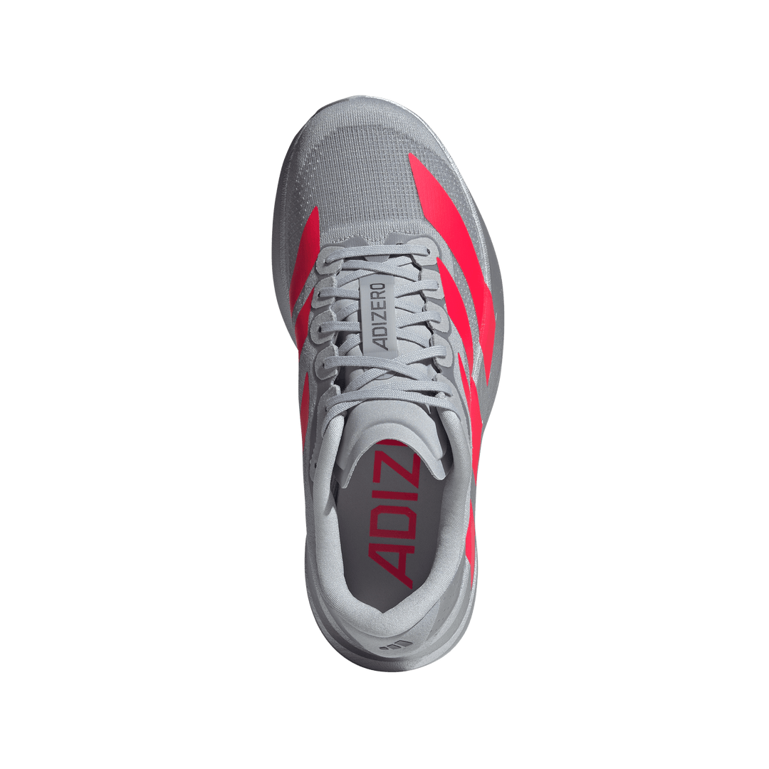 Adidas Womens Adizero Evo SL - Silver Metallic/Lucid Red/Iron Metallic - Neutral - SS25