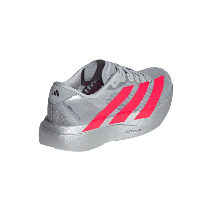 Adidas Womens Adizero Evo SL - Silver Metallic/Lucid Red/Iron Metallic - Neutral - SS25