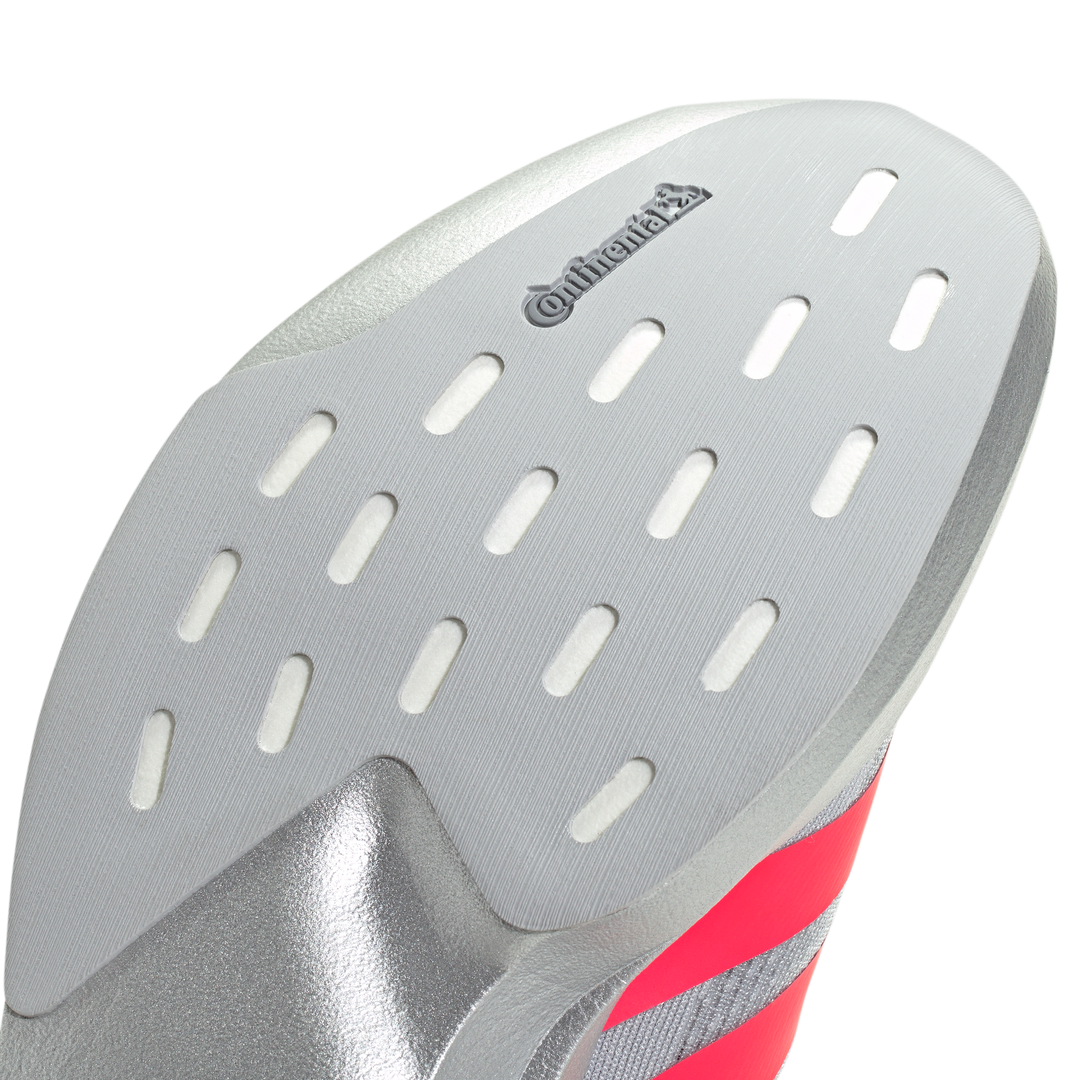 Adidas Womens Adizero Evo SL - Silver Metallic/Lucid Red/Iron Metallic - Neutral - SS25