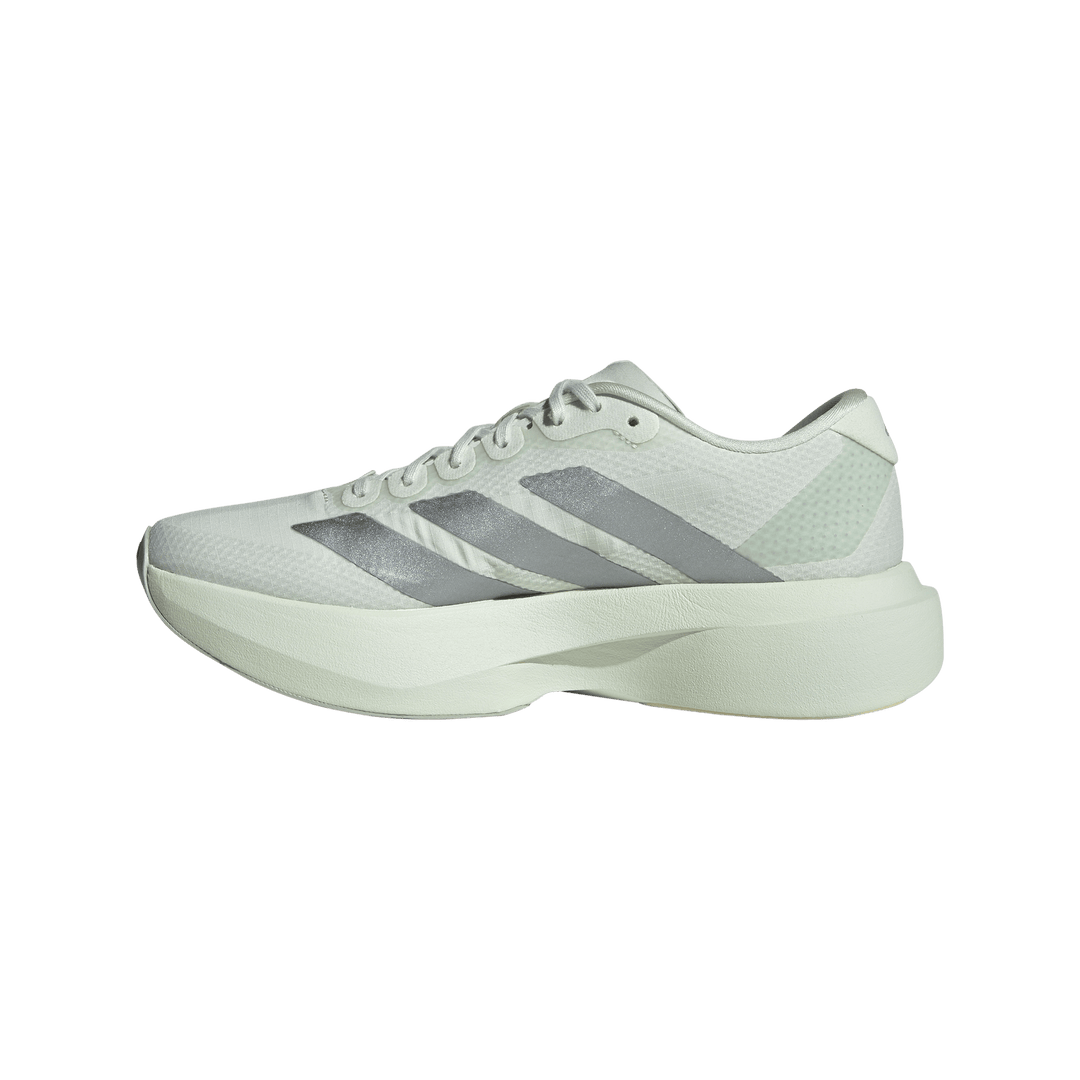 Adidas Womens Adizero Evo SL Woven - Crystal Jade/Tech Grey Metallic/Wonder Silver - Neutral - AW26