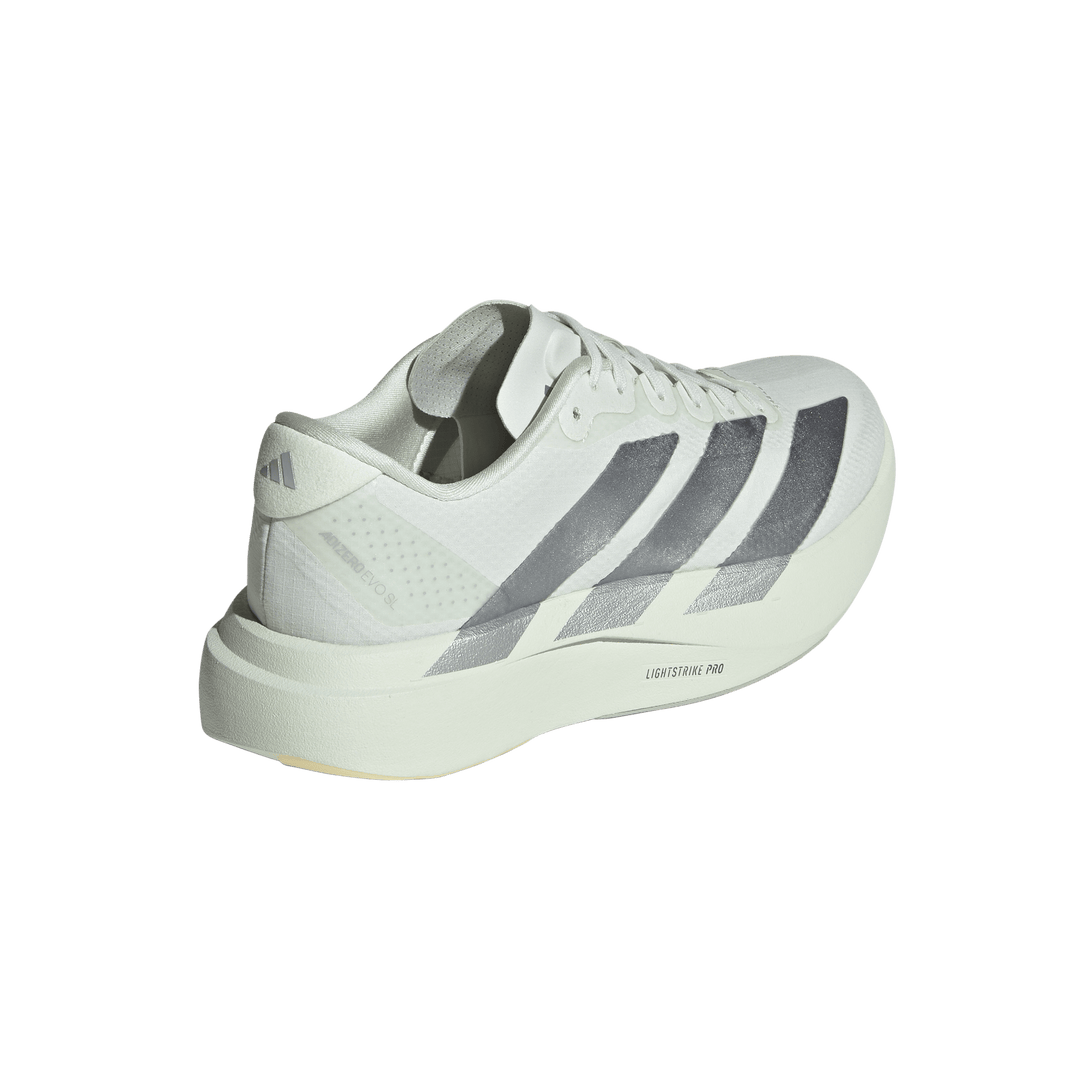Adidas Womens Adizero Evo SL Woven - Crystal Jade/Tech Grey Metallic/Wonder Silver - Neutral - AW26