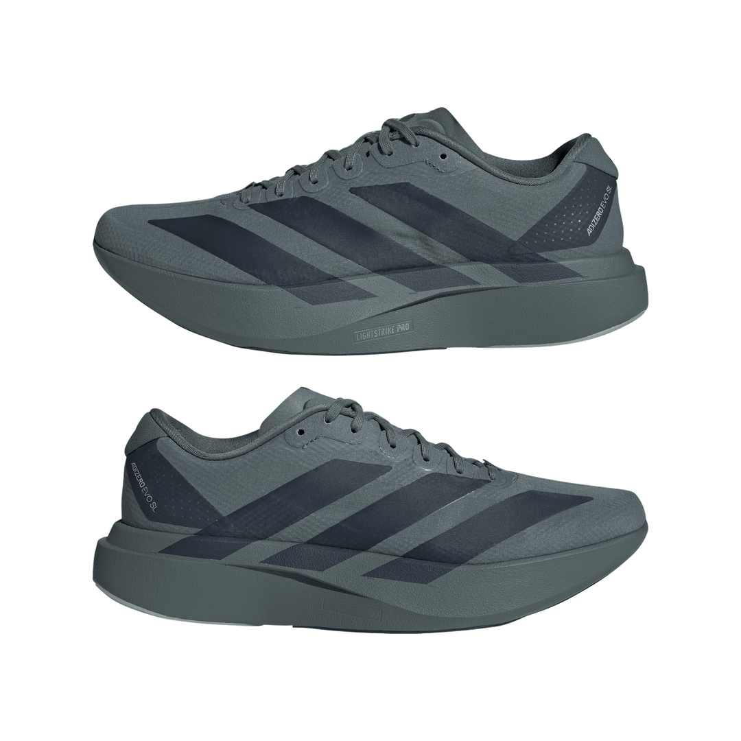 Adidas Mens Adizero Evo SL Woven - Blue Oxide/Aurora Ink/Wonder Sage - Neutral - AW26
