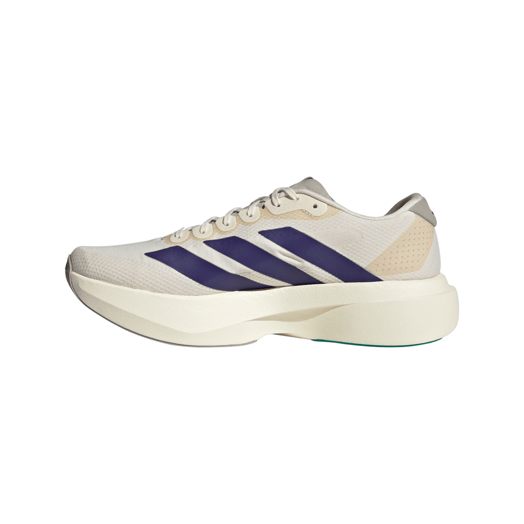 Adidas Mens Adizero Evo SL Woven - Wonder White/Collegiate Purple/Equipment Green - Neutral - AW26
