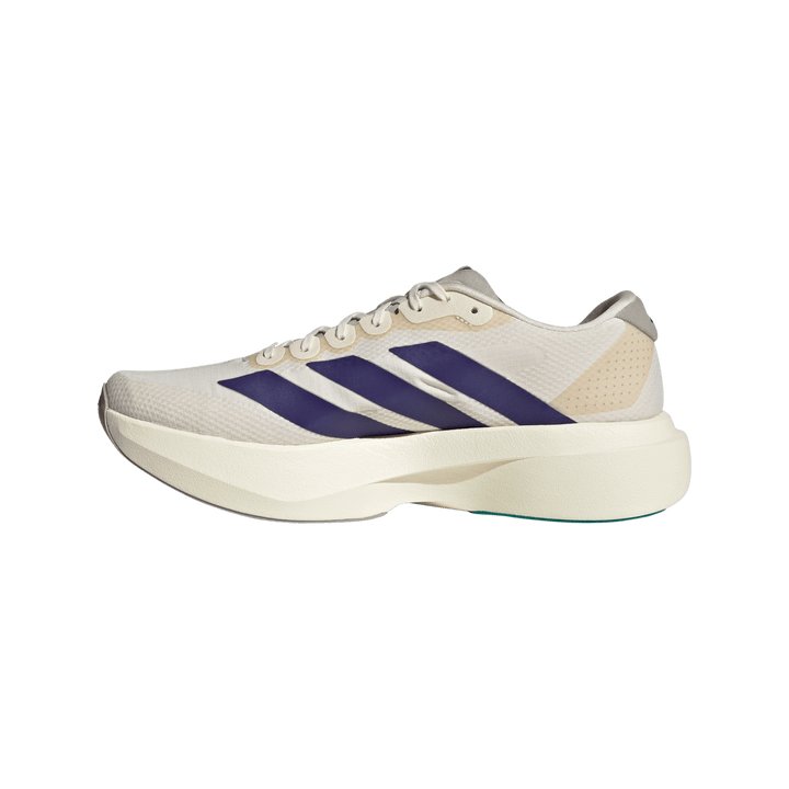 Adidas Mens Adizero Evo SL Woven - Wonder White/Collegiate Purple/Equipment Green - Neutral - AW26