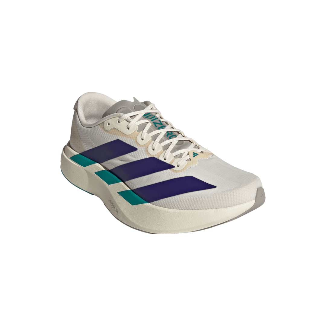 Adidas Mens Adizero Evo SL Woven - Wonder White/Collegiate Purple/Equipment Green - Neutral - AW26