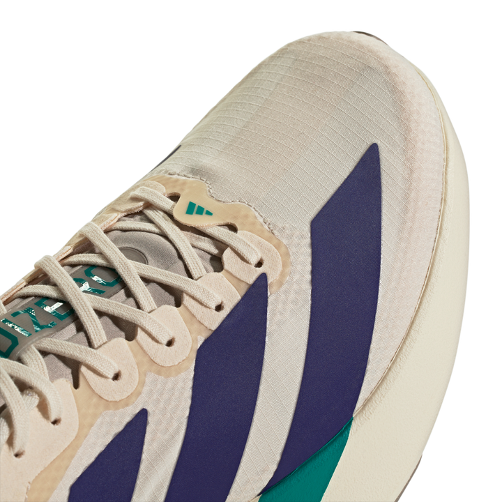 Adidas Mens Adizero Evo SL Woven - Wonder White/Collegiate Purple/Equipment Green - Neutral - AW26