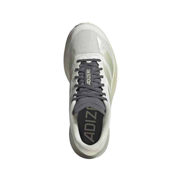 Adidas Womens Adizero Evo SL - Off White/Ice Gold Metallic/Granite - Neutral - AW26