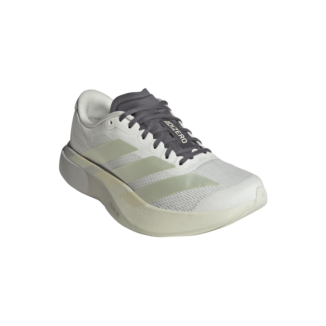 Adidas Womens Adizero Evo SL - Off White/Ice Gold Metallic/Granite - Neutral - AW26