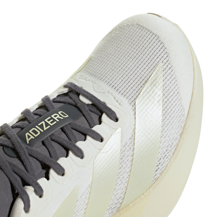 Adidas Womens Adizero Evo SL - Off White/Ice Gold Metallic/Granite - Neutral - AW26