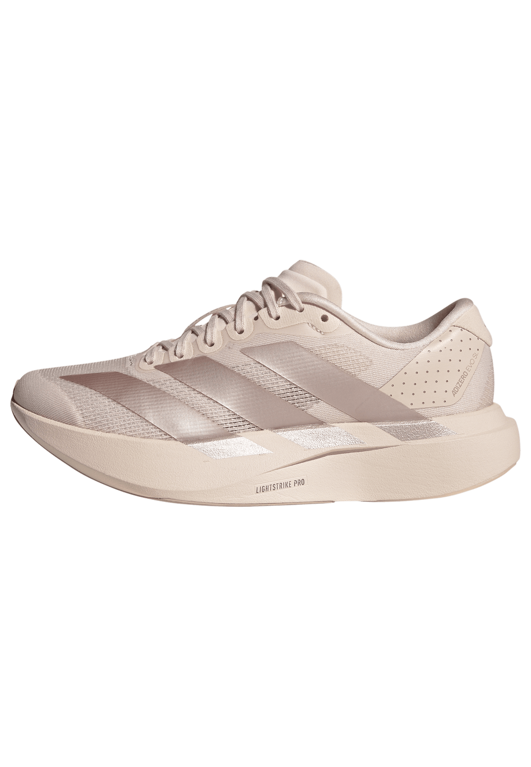 Adidas Womens Adizero Evo SL - Wonder Quartz/Vapour Grey Metallic/Wonder Taupe - Neutral - AW26