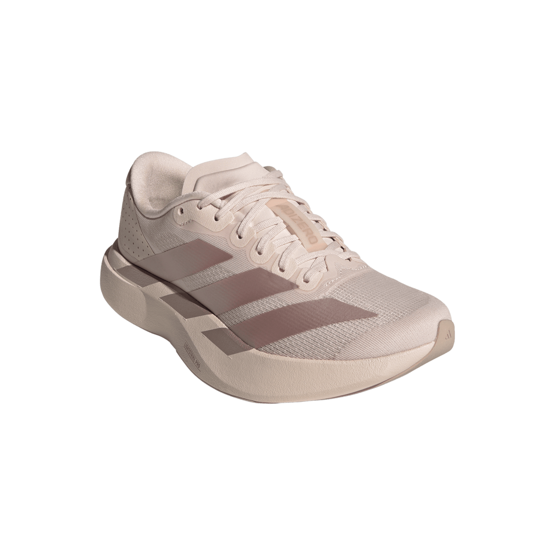 Adidas Womens Adizero Evo SL - Wonder Quartz/Vapour Grey Metallic/Wonder Taupe - Neutral - AW26