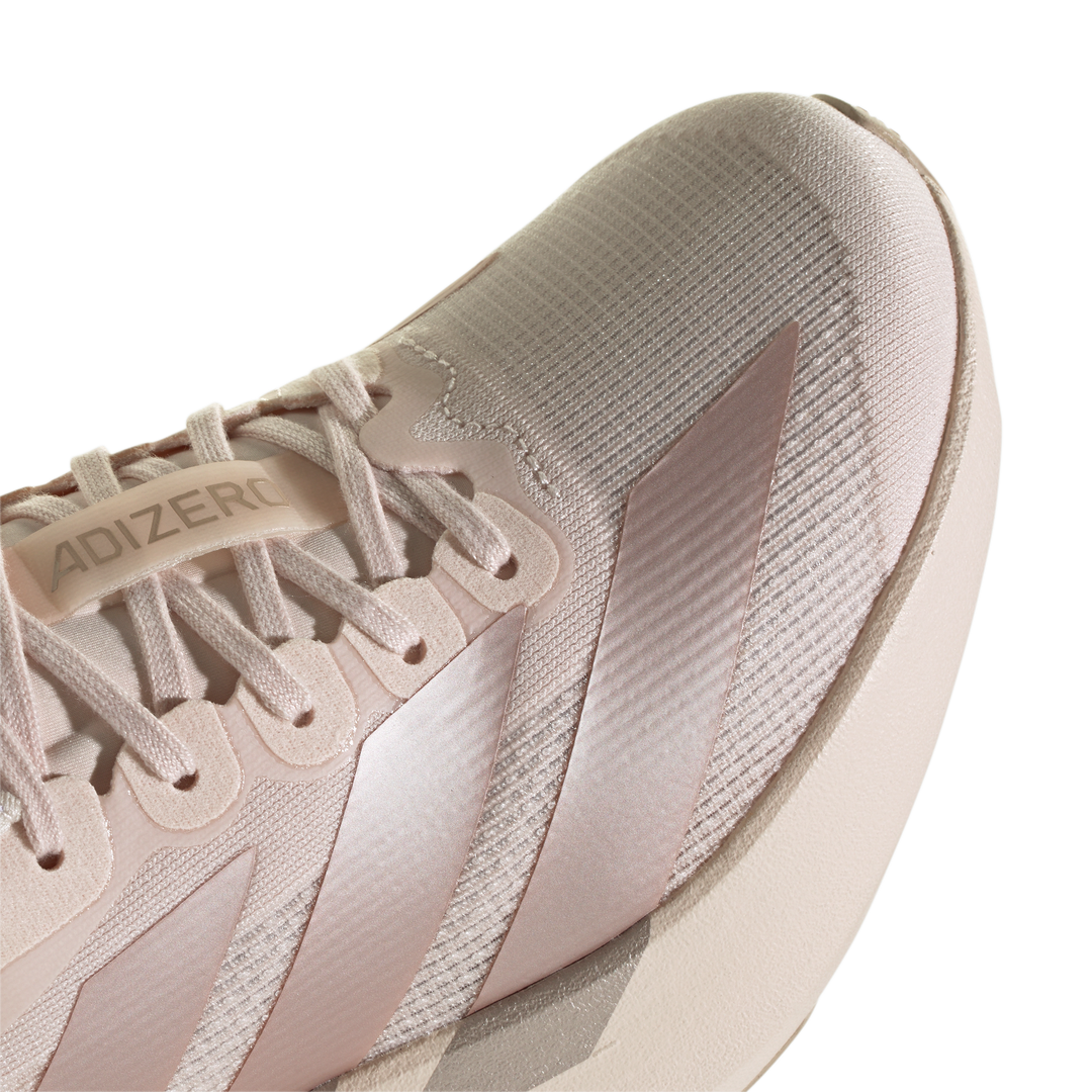 Adidas Womens Adizero Evo SL - Wonder Quartz/Vapour Grey Metallic/Wonder Taupe - Neutral - AW26