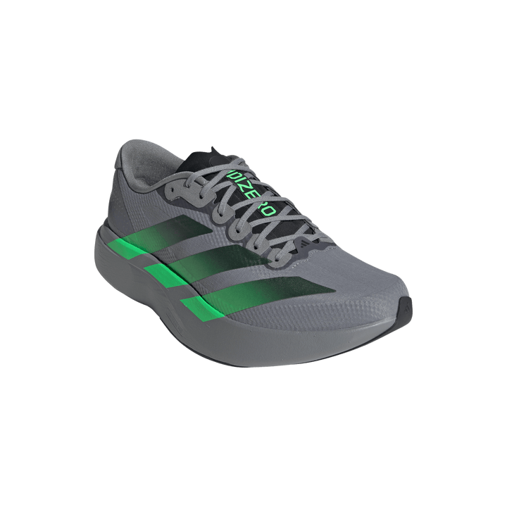 Adidas Herren Adizero Evo SL Woven – Grau/Screaming Green/Carbon – Neutral – SS26