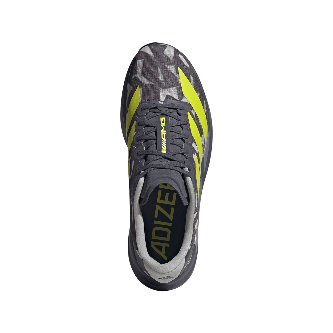 Adidas Mens Adizero Evo SL AMG - Aurora Onyx/Acid Yellow/Grey Three - Neutral - SS26
