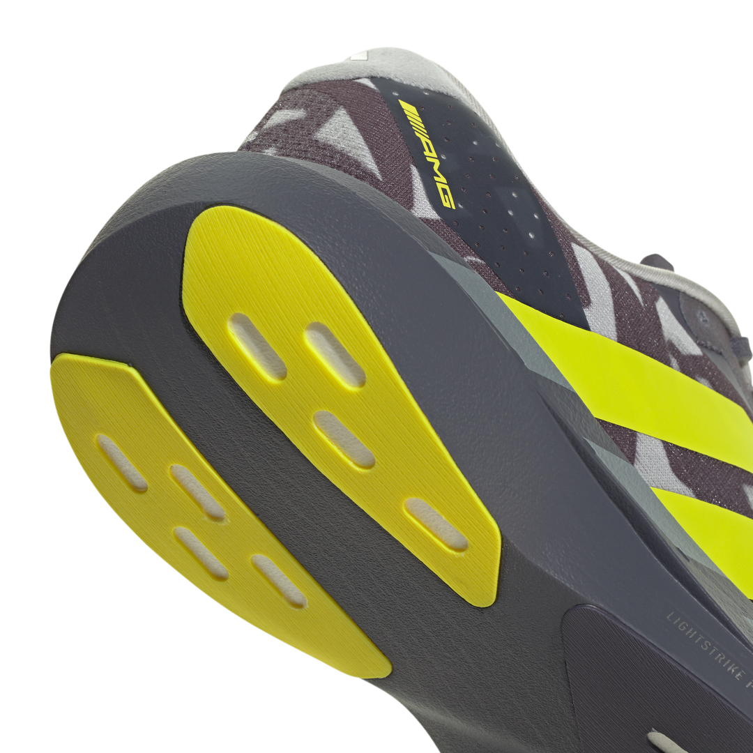 Adidas Mens Adizero Evo SL AMG - Aurora Onyx/Acid Yellow/Grey Three - Neutral - SS26