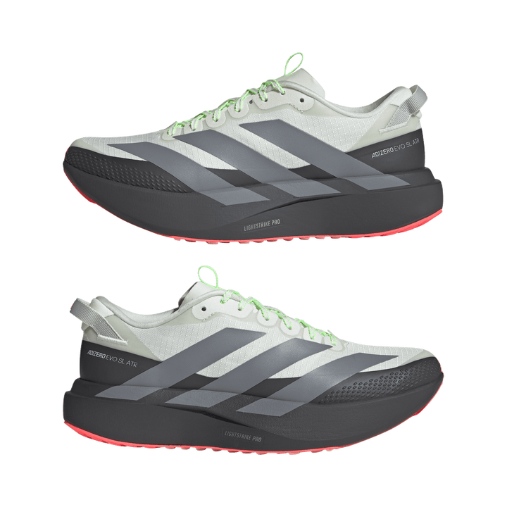 Adidas Mens Adizero Evo SL ATR - White Tint/Grey/Solar Turbo - Trail - SS26