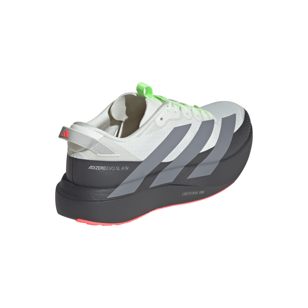 Adidas Mens Adizero Evo SL ATR - White Tint/Grey/Solar Turbo - Trail - SS26