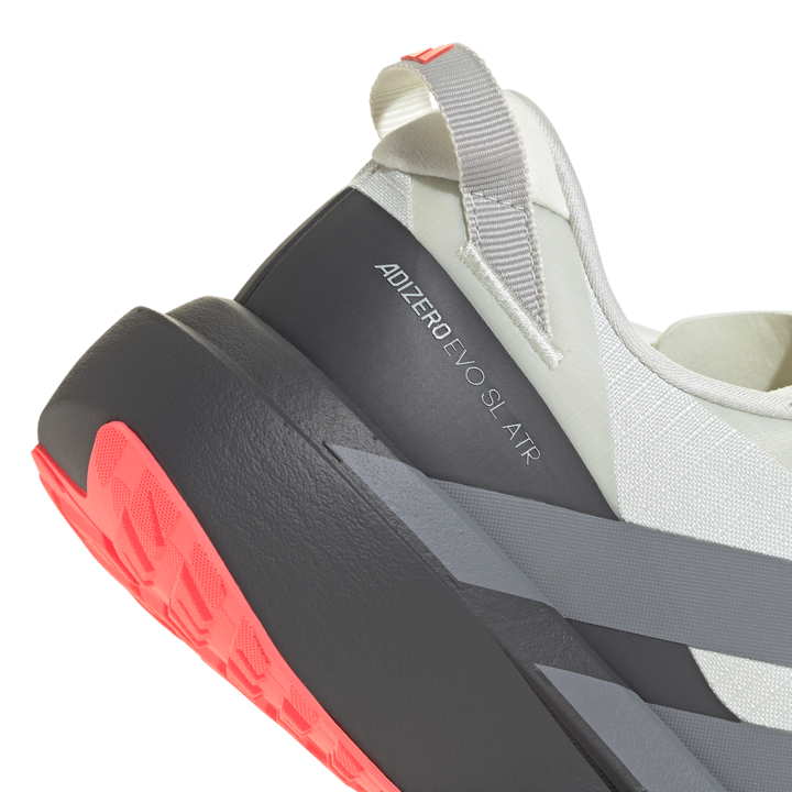 Adidas Mens Adizero Evo SL ATR - White Tint/Grey/Solar Turbo - Trail - SS26