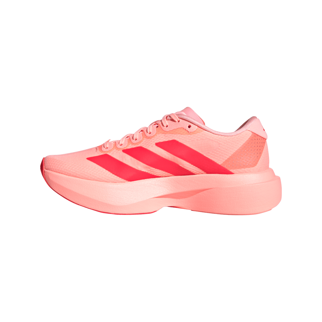 Adidas Womens Adizero Evo SL Woven - Frozen Turbo/Lucid Red/Silver Metallic - Neutral - AW26