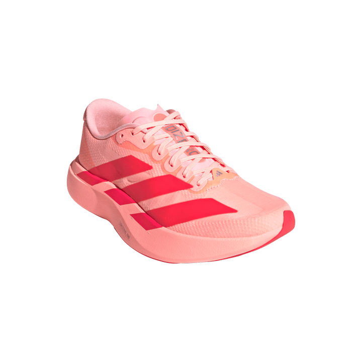 Adidas Womens Adizero Evo SL Woven - Frozen Turbo/Lucid Red/Silver Metallic - Neutral - AW26