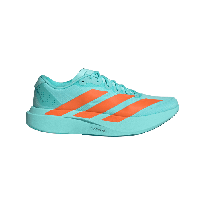 Adidas Mens Adizero Evo SL Woven - Flash Aqua/Impact Orange/Arctic Fusion - Neutral - AW26