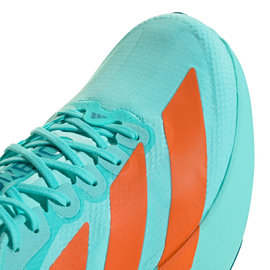 Adidas Mens Adizero Evo SL Woven - Flash Aqua/Impact Orange/Arctic Fusion - Neutral - AW26