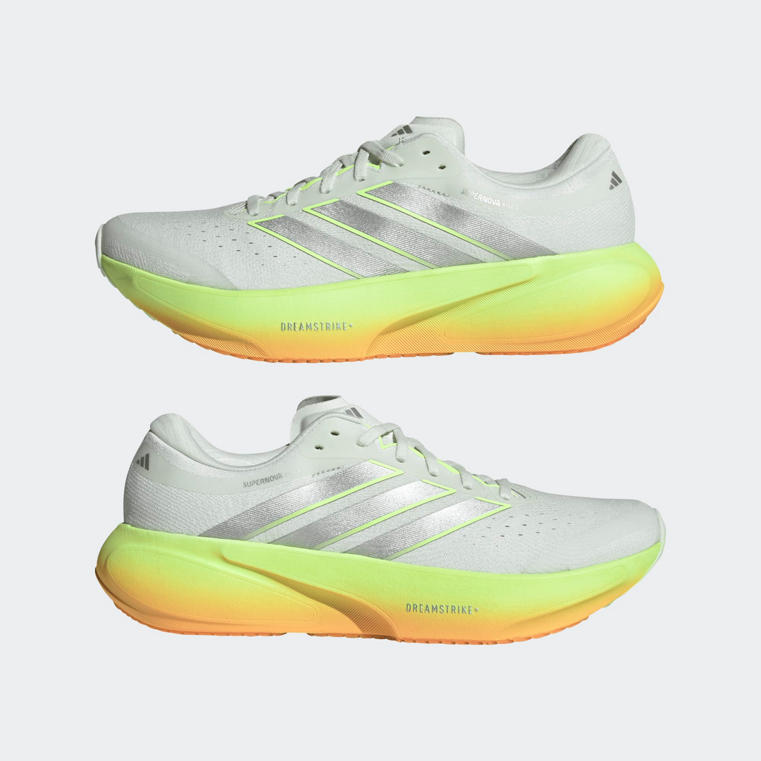 Adidas Mens Supernova Rise 3 - Crystal Jade/Silver Metallic/Lucid Tangerine - Neutral - AW26