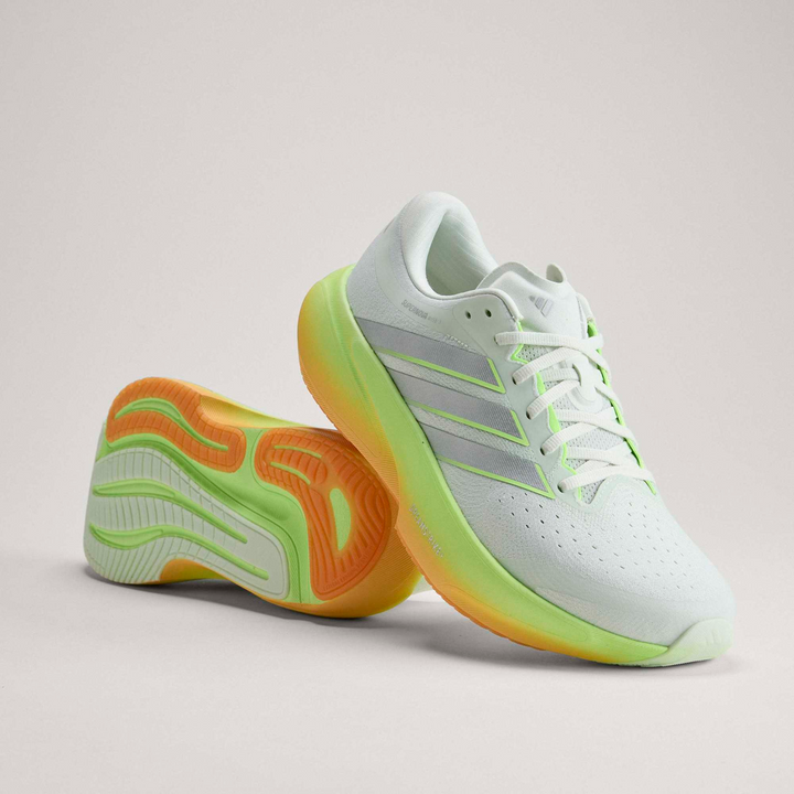 Adidas Mens Supernova Rise 3 - Crystal Jade/Silver Metallic/Lucid Tangerine - Neutral - AW26