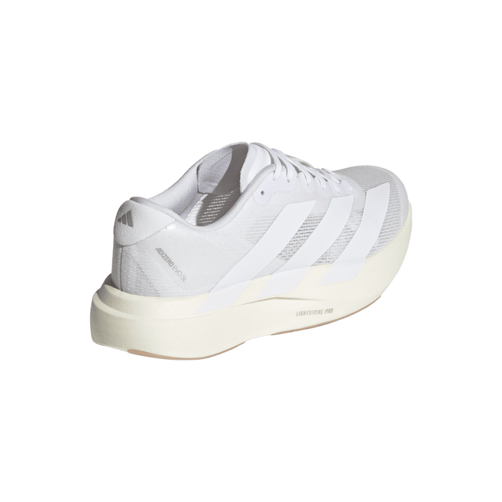 Adidas Womens Adizero Evo SL - Cloud White/Cloud White/Warm Sandstone - Neutral - SS26