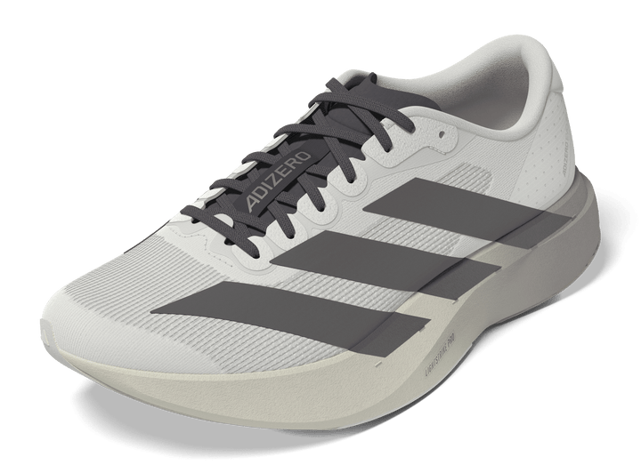 Adidas Mens Adizero Evo SL - Off White/Aurora Coffee Metallic/Matte Silver - Neutral - AW26